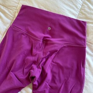 Purple Lululemon Align High Rise Crop 23” Legging